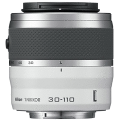 Nikon 1 Nikkor VR 30-110mm f/3.8-5.6 CX  (White)