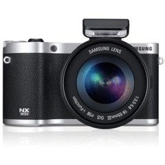 Samsung NX-300 with 20-50mm ED II Kit (Black)