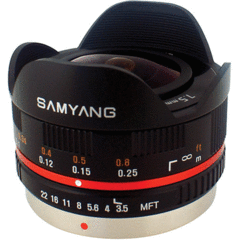 Samyang 7.5mm f/3.5 UMC Fisheye MFT
