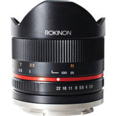 Rokinon 8mm f/2.8 UMC Fish-Eye II for Fujifilm X