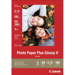 Canon Plus Glossy II (4 x 6") 100 Sheets