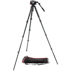Manfrotto 504HD Fluid Head & MVT535AQ Aluminum Video Kit