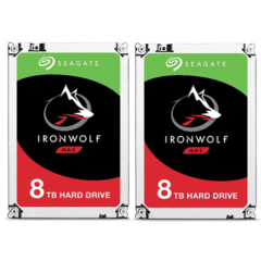 Seagate IronWolf NAS 8TB 3.5" Internal Hard Drive (2-Pack)