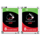 IronWolf NAS 8TB 3.5" Internal Hard Drive (2-Pack)