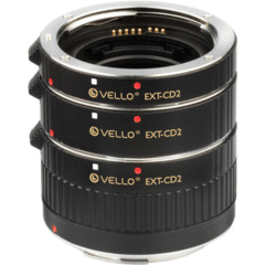 Vello Auto Extension Tube Set for Canon EF/EF-S Mounts and Lenses