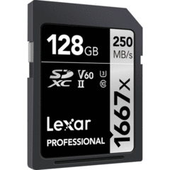Lexar 128GB Professional 1667x UHS-II SDXC